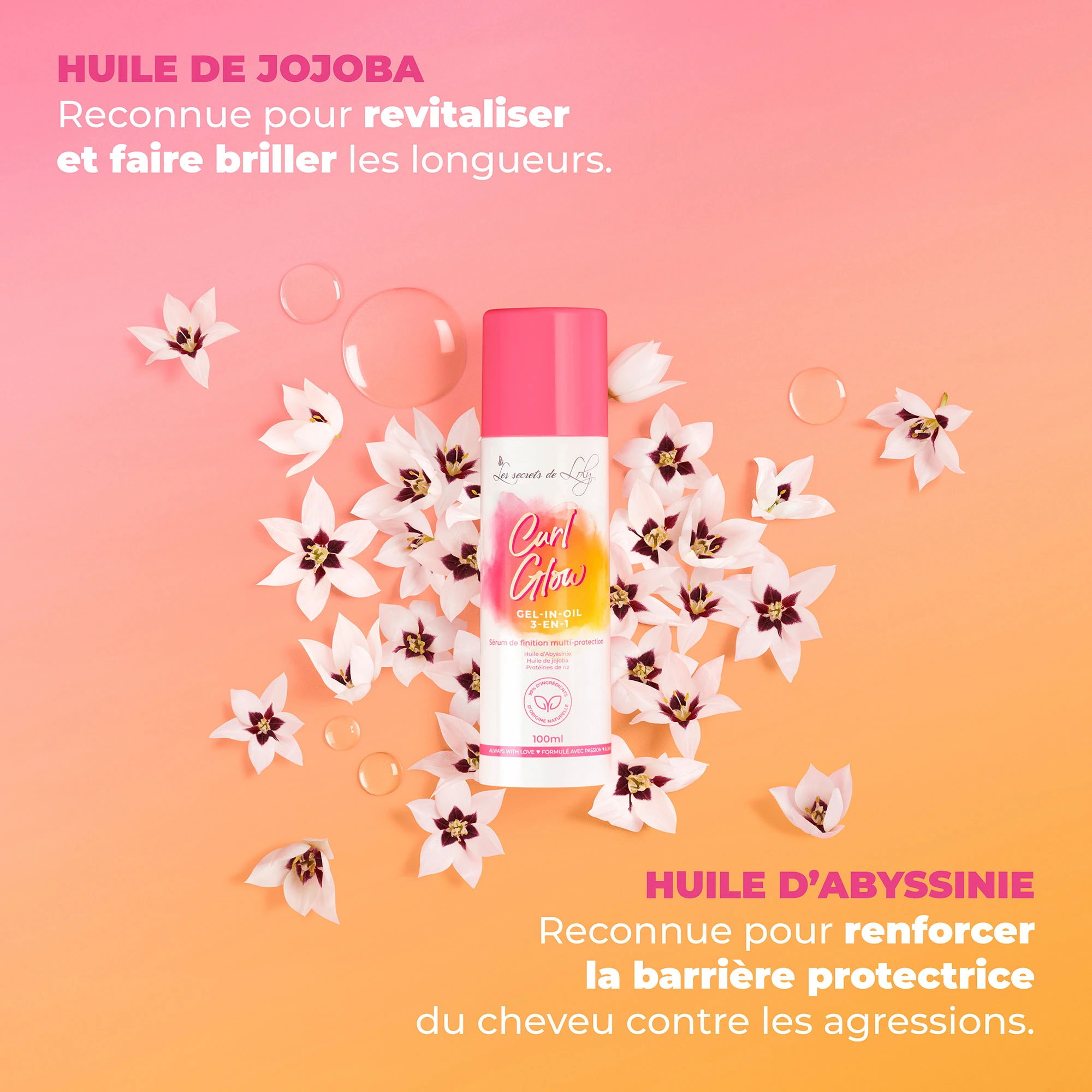 produit: Curl Glow - Sérum De Finition