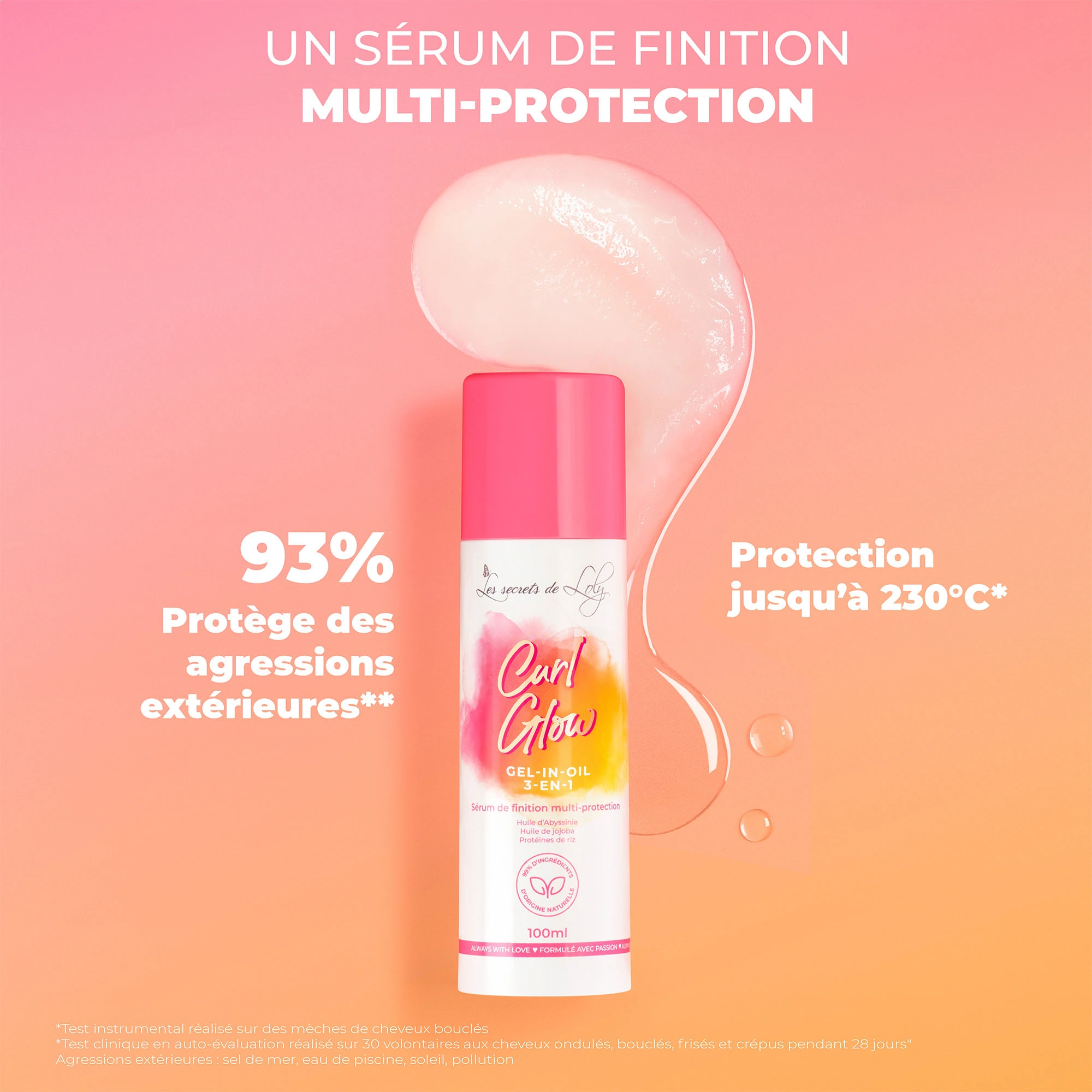 produit: Curl Glow - Sérum De Finition