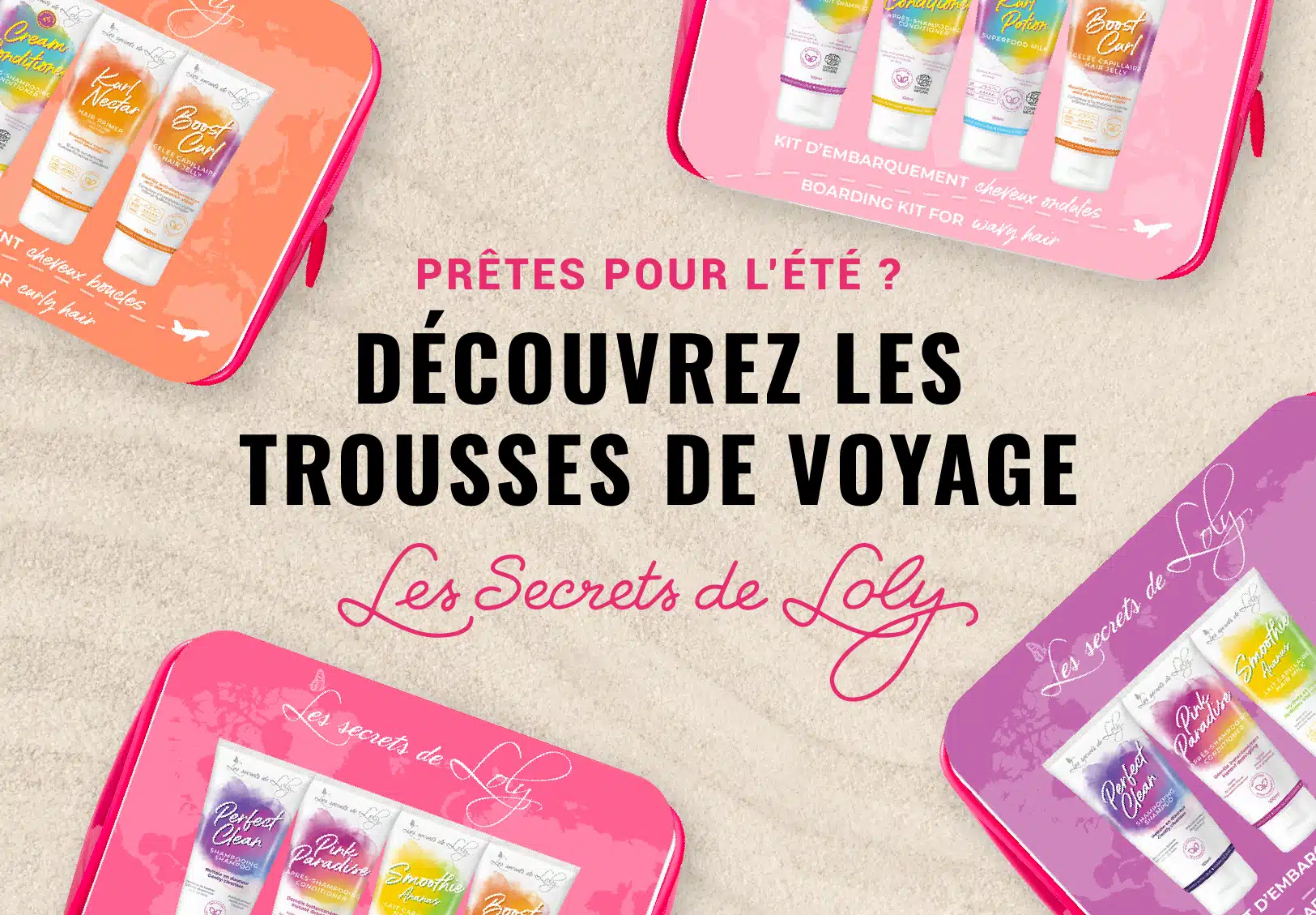 Image Emportez vos boucles partout avec la trousse de voyage Les Secrets de Loly.