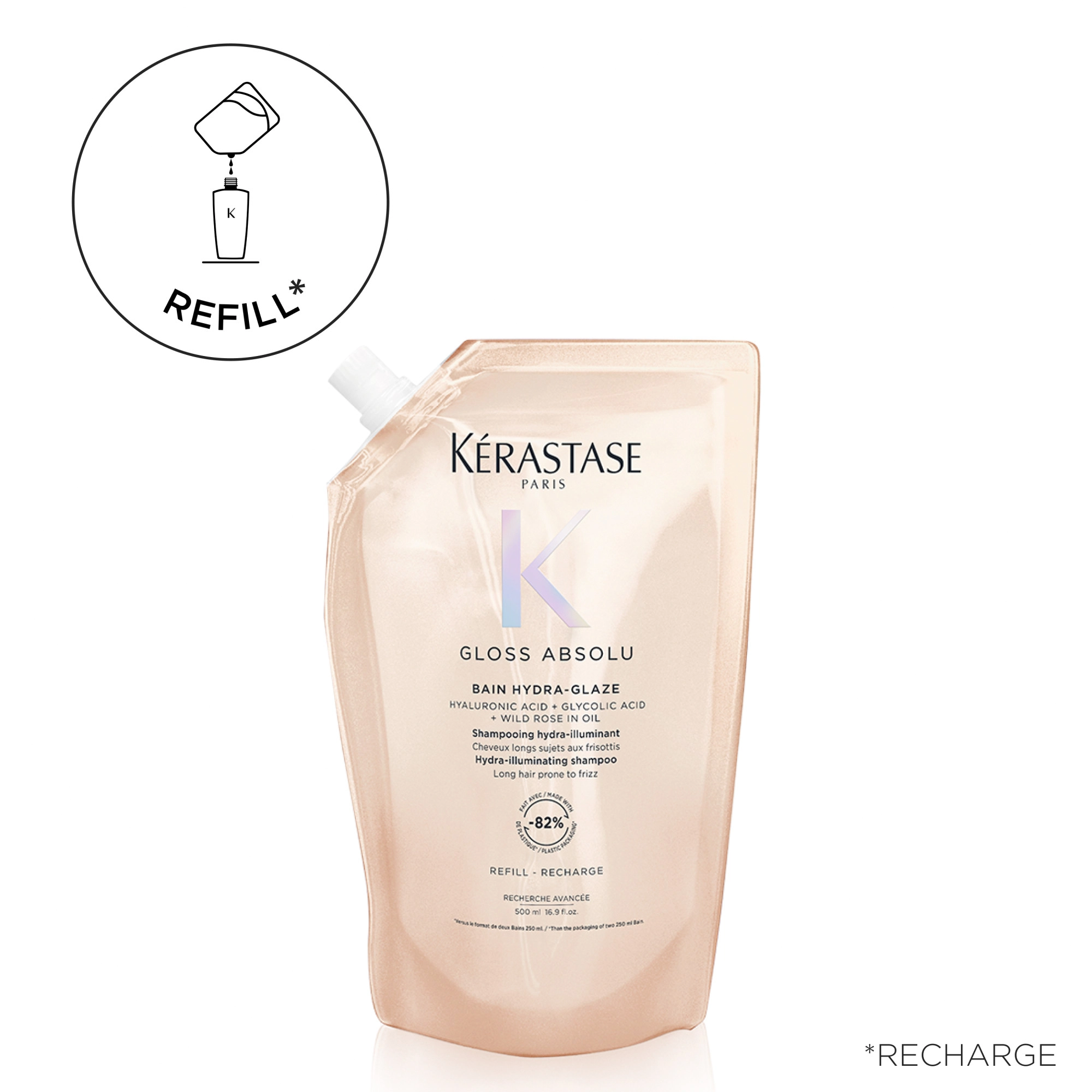 produit: Recharge Bain Hydra-glazing