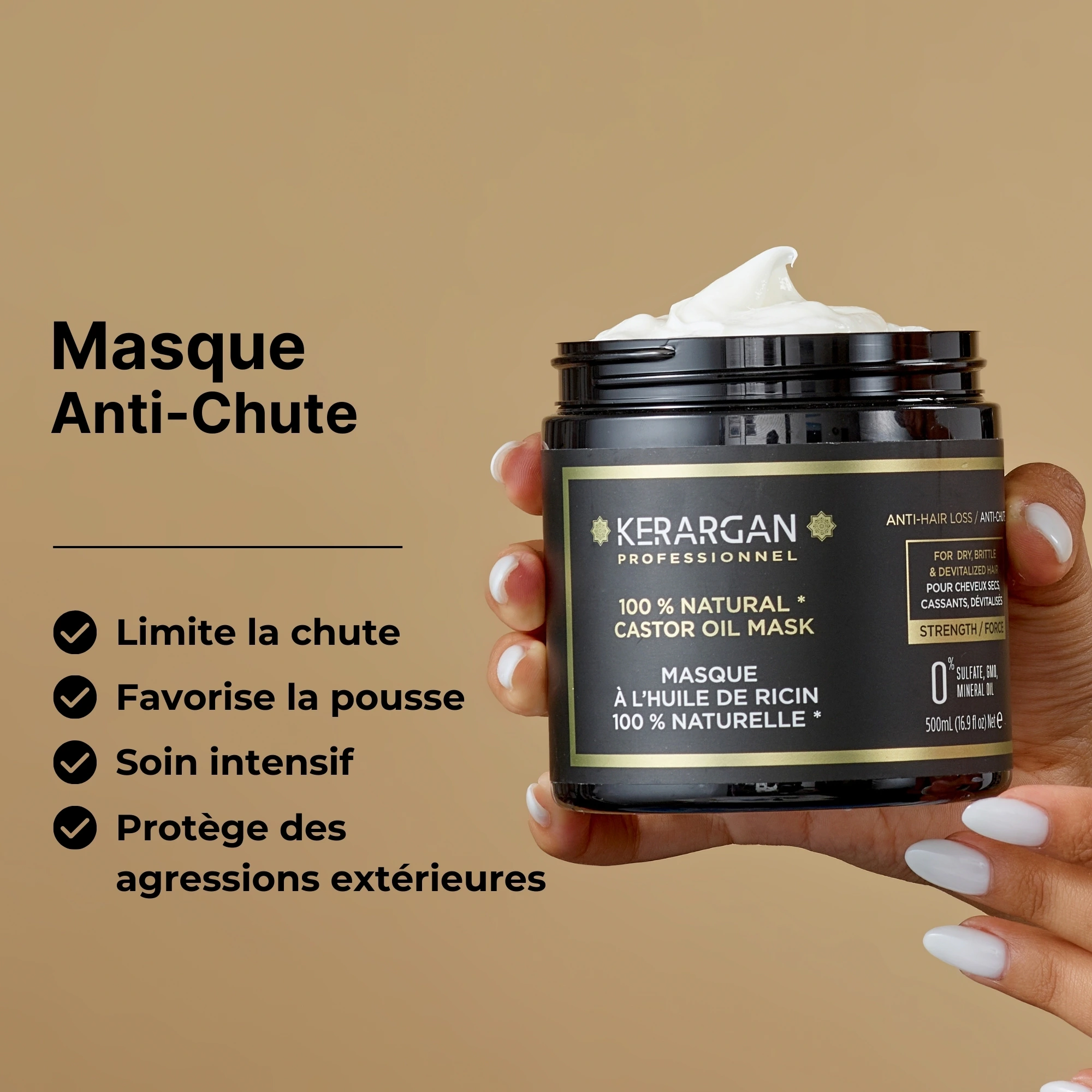 produit: Masque Anti-chute à L'huile De Ricin