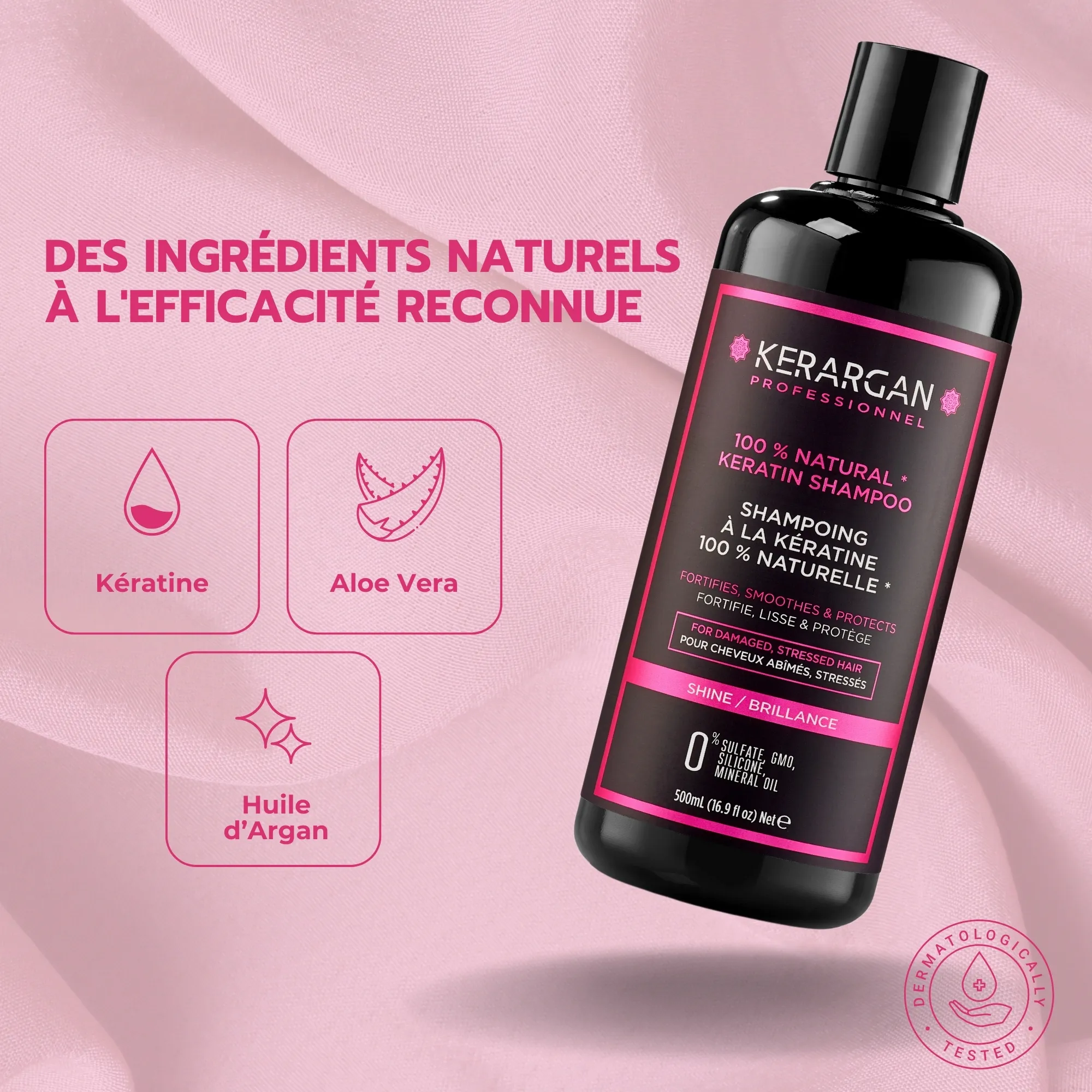 produit: Shampoing Ultra Réparateur à La Kératine