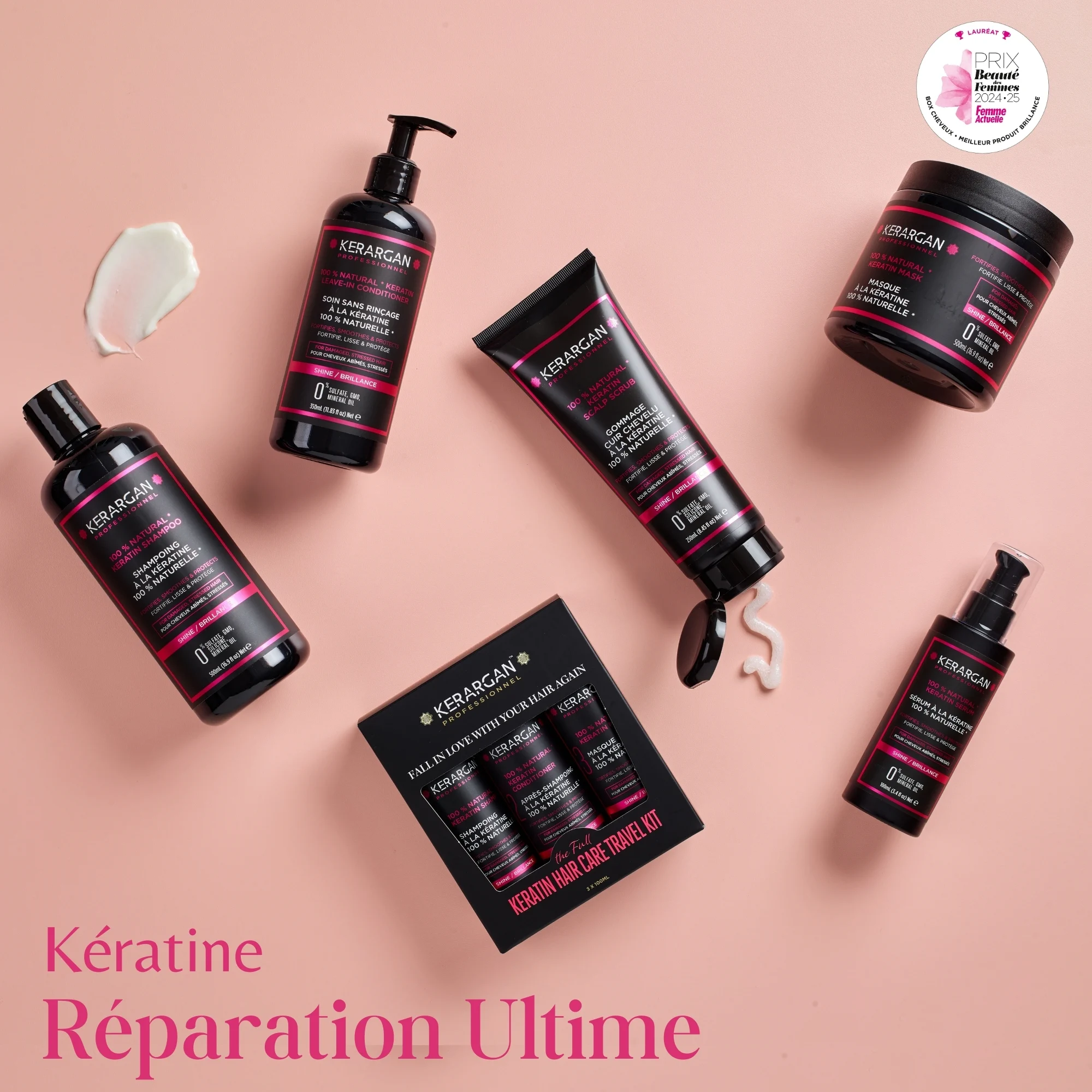 produit: Shampoing Ultra Réparateur à La Kératine