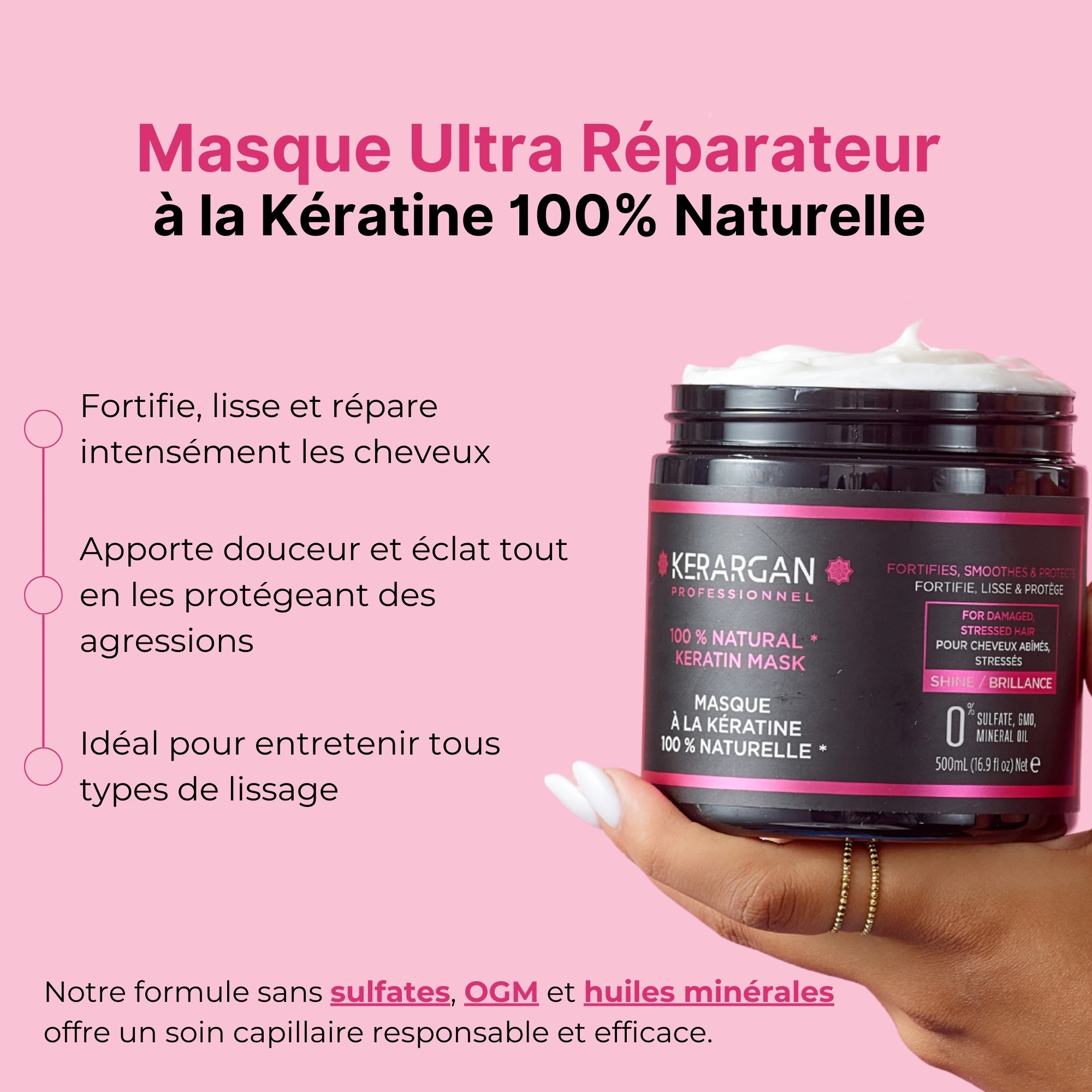 produit: Masque Ultra Réparateur à La Kératine