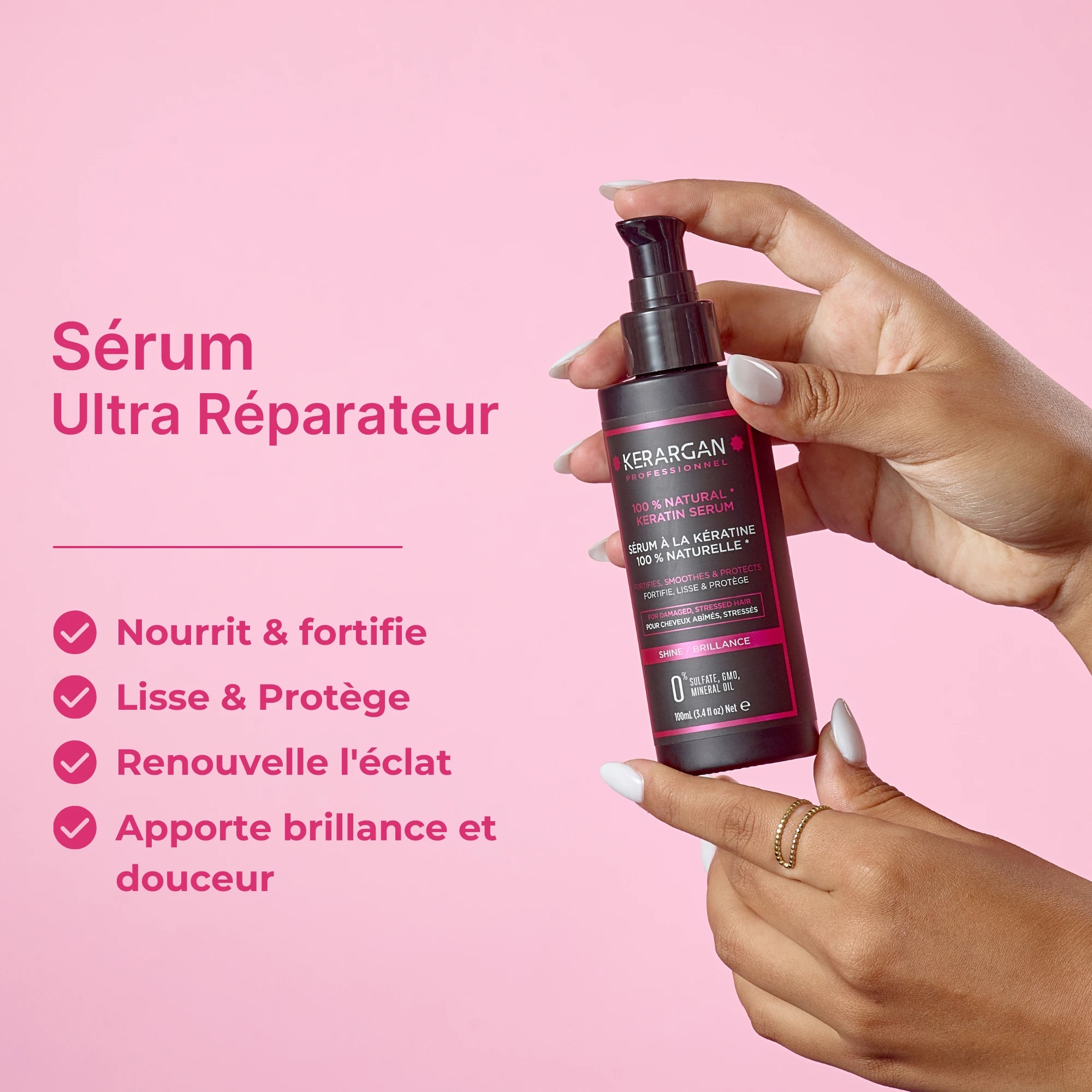 produit: Sérum Ultra Réparateur à La Kératine