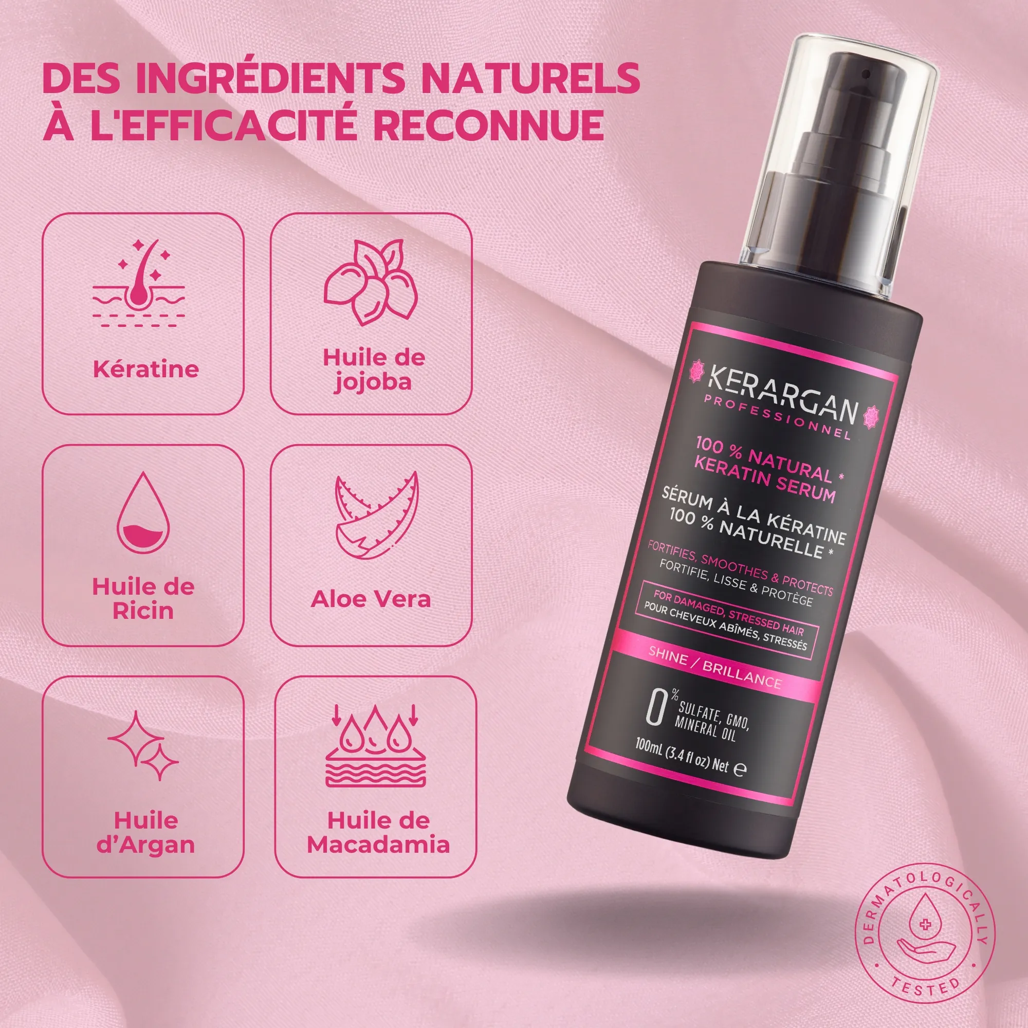 produit: Sérum Ultra Réparateur à La Kératine