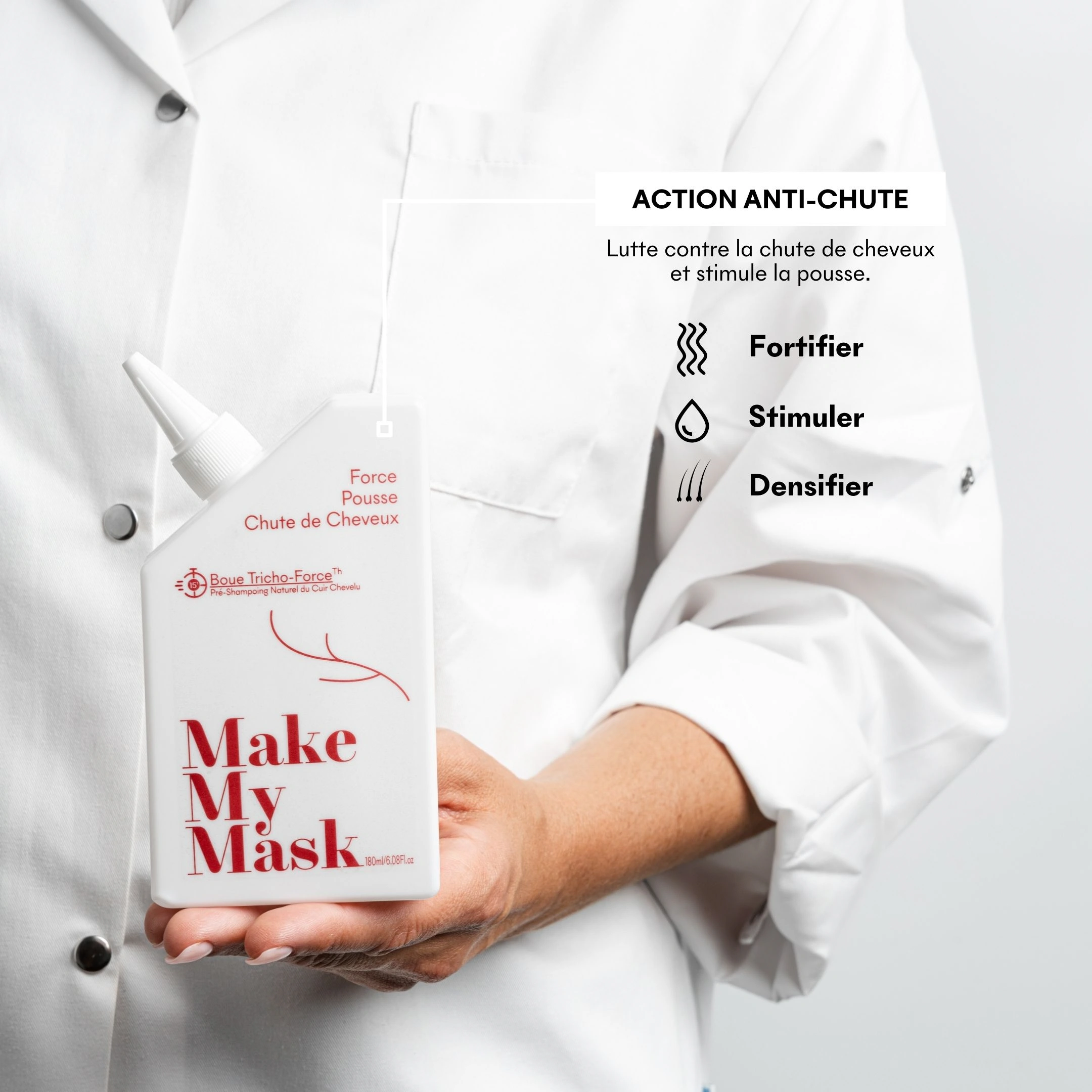 produit: Gommage Actif Anti-chute & Pousse - Tricho-force