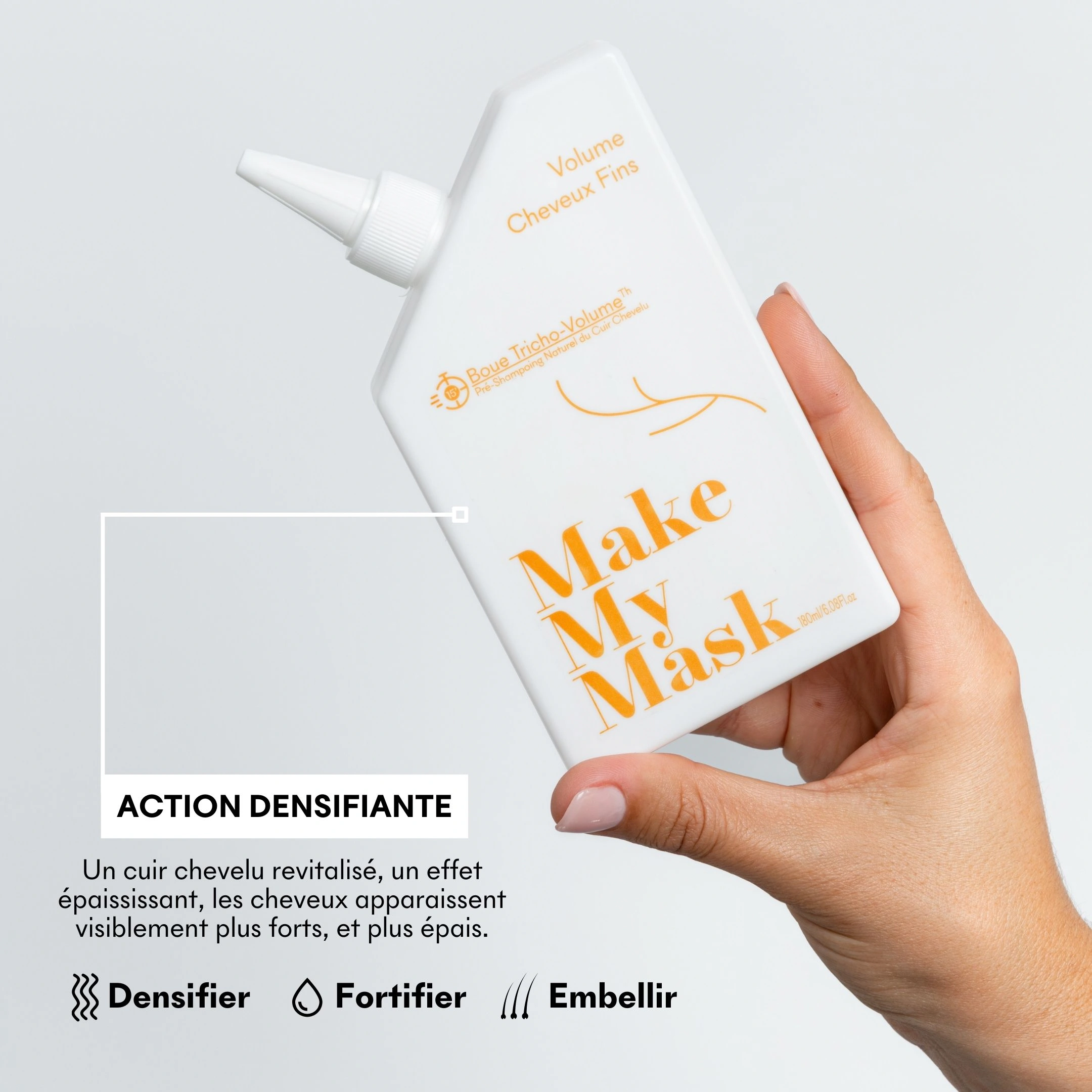 produit: Gommage Actif Volumateur - Cheveux Fins Tricho-volume