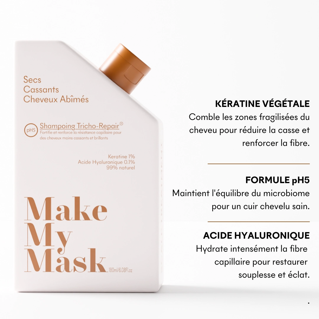 produit: Shampoing Cheveux Secs Tricho-repair Ph5