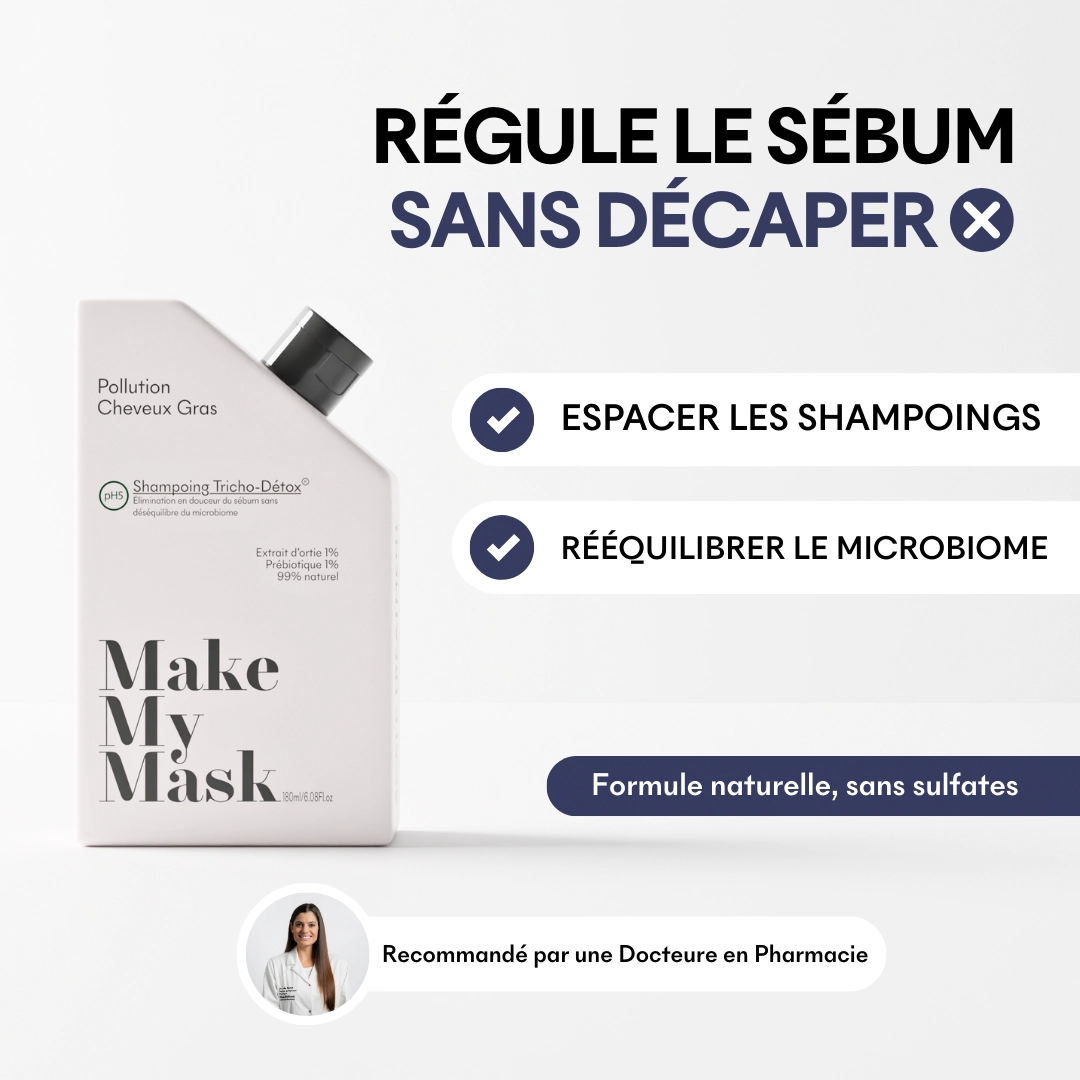 produit: Shampoing Cheveux Gras Tricho-détox Ph5