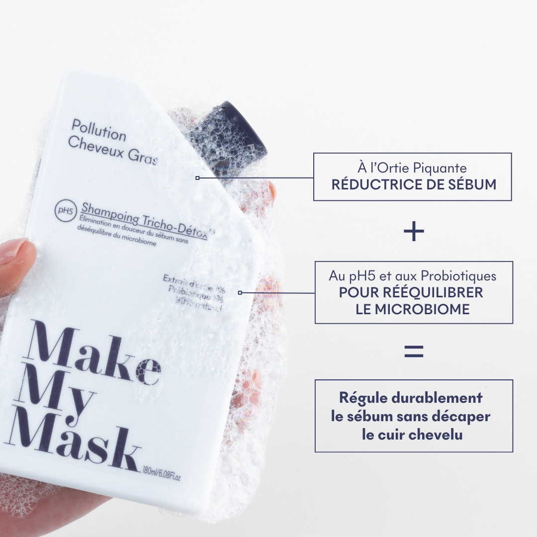 produit: Shampoing Cheveux Gras Tricho-détox Ph5