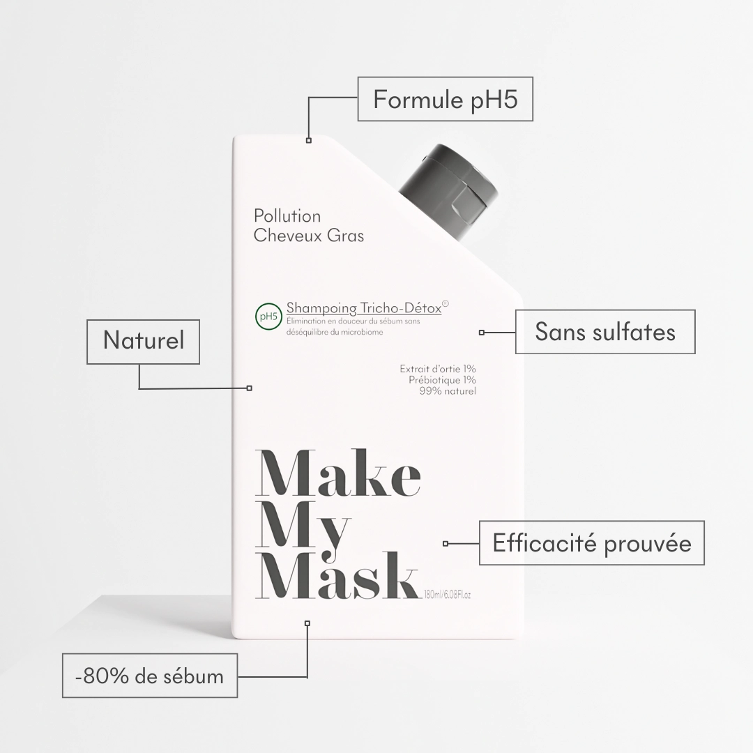 produit: Shampoing Cheveux Gras Tricho-détox Ph5