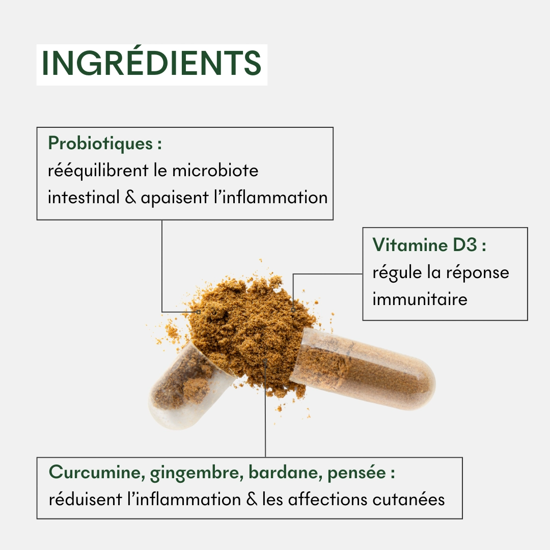 produit: Compléments Alimentaires Spécial Crise - Sos Plaques Sèches