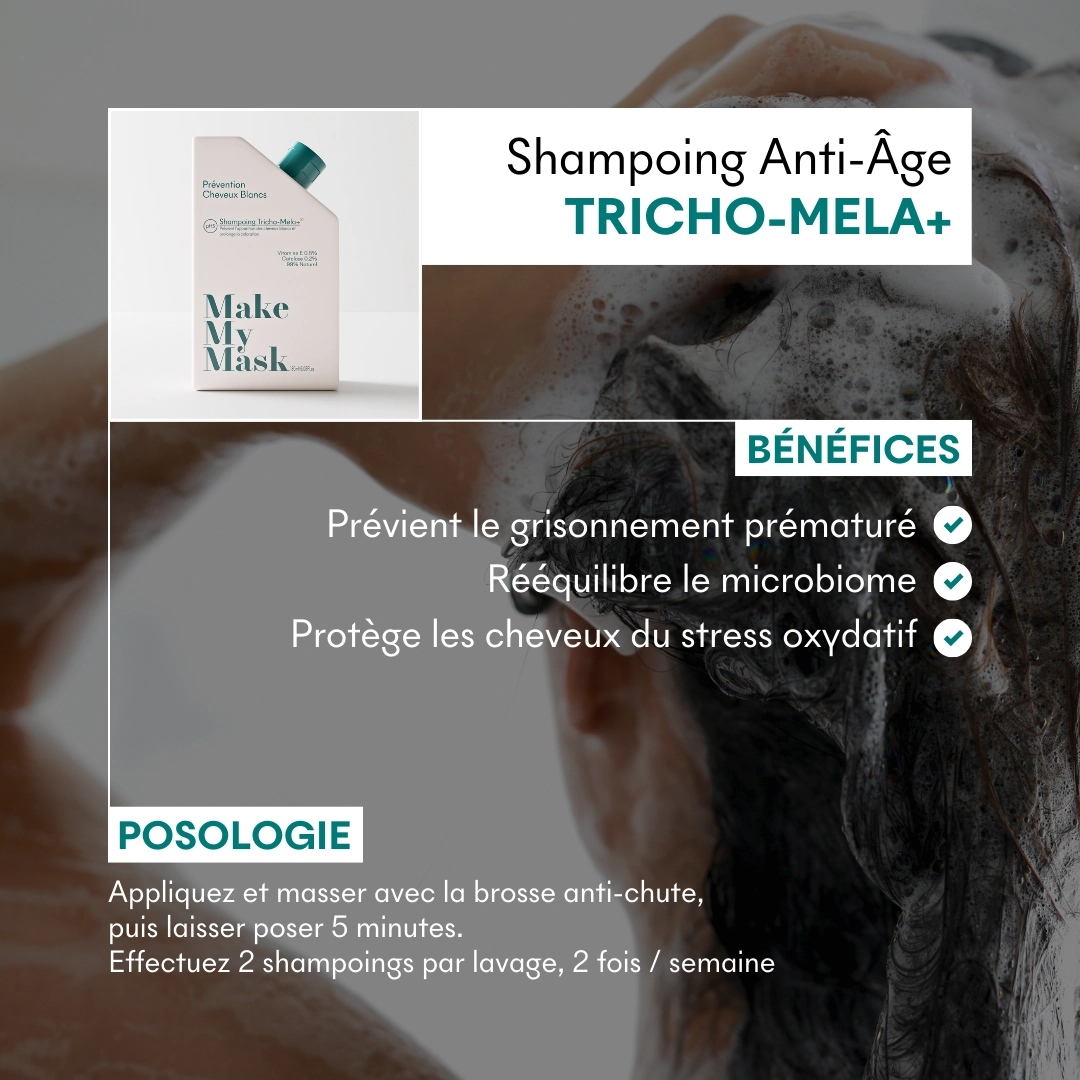 produit: Shampoing Anti-âge Tricho-méla+ Ph5