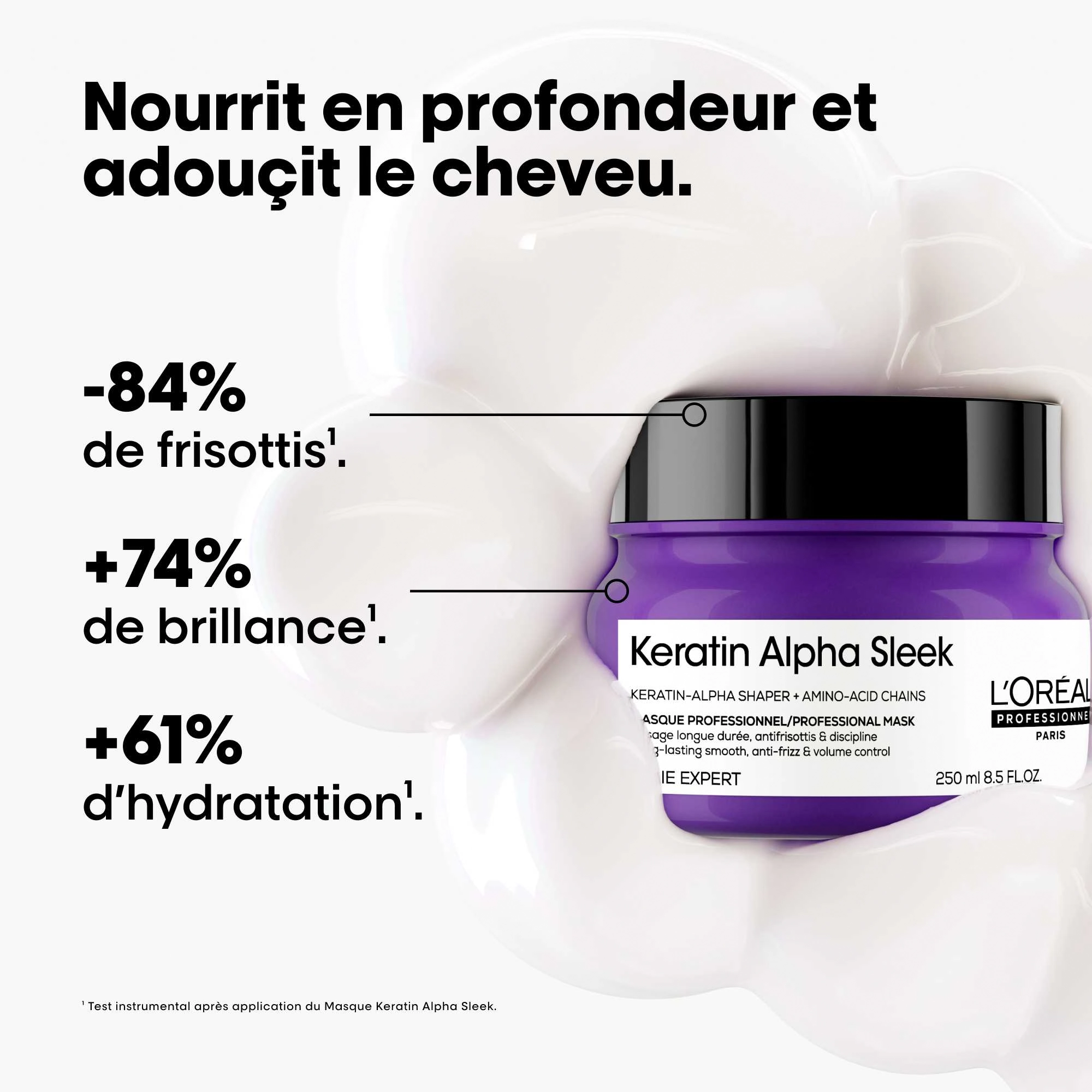 produit: Masque à La Kératine - Serie Expert Keratin Alpha Sleek