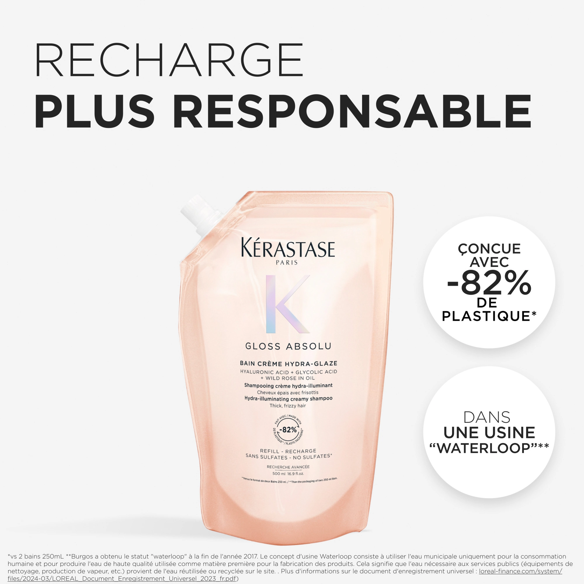 produit: Recharge Bain Crème Hydra-glaze