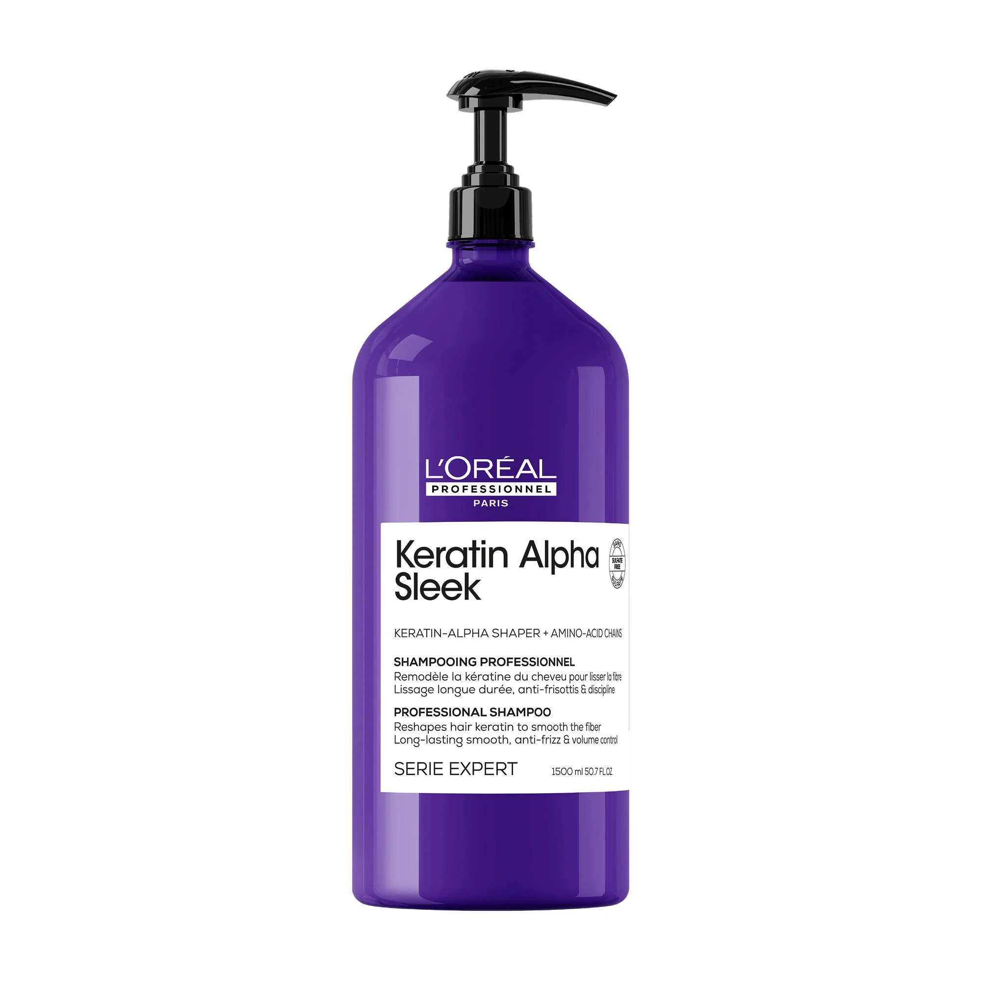 produit: Shampoing à La Kératine - Serie Expert Keratin Alpha Sleek